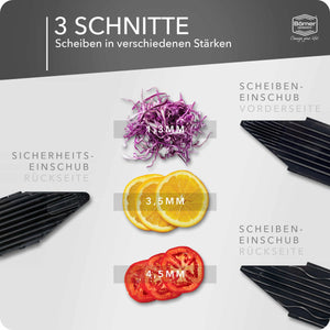 Börner Mandoline V6 ExclusiveLine - Basis Set (Enkel schijfjes) Börner Kitchentools