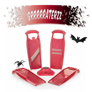 Halloween - Grrrrraterzz - Börner all-in-one Raspenset - Inclusief beschermkap! Börner Kitchentools