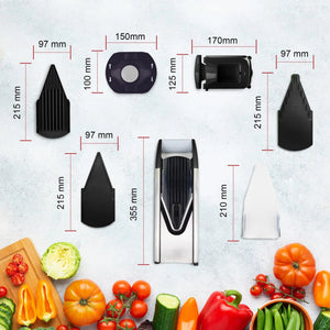 Börner Mandoline V6 ExclusiveLine - Profi Set Börner Kitchentools